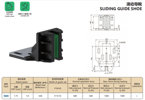 Sliding Guide shoe