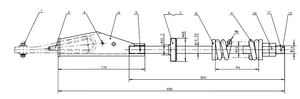 Rope fastening 10mm