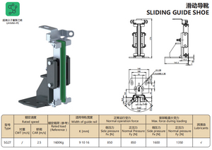 Sliding Guide shoe